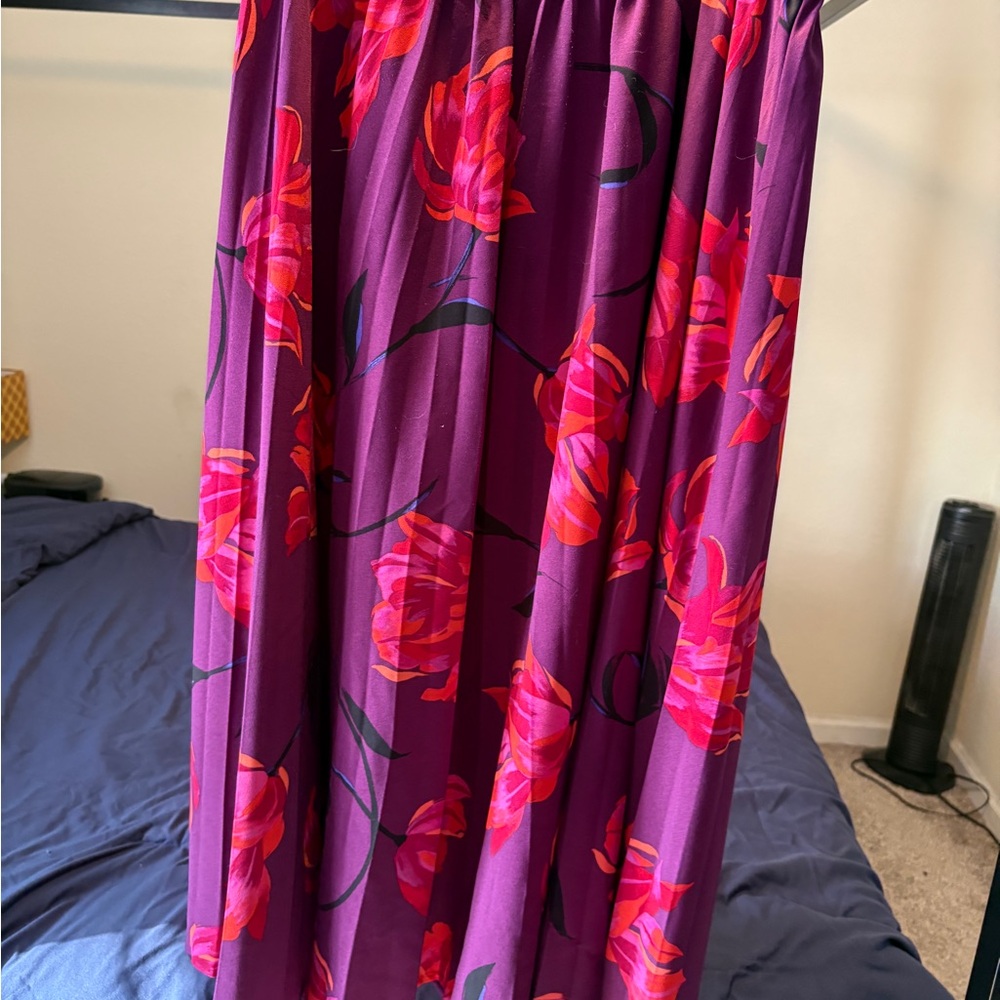 a new day Purple Maxi Skirt
